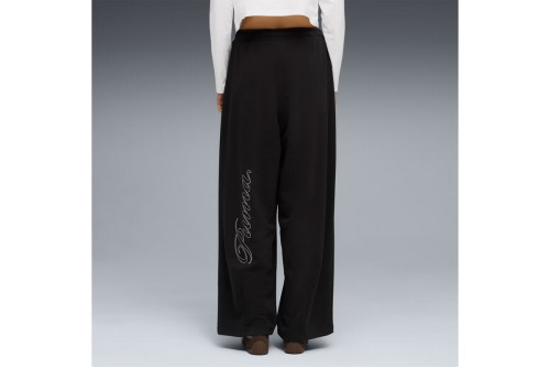 Puma Essentials Graphics Bedazzled Παντελόνι Φόρμας Γυναικείο (634567 01)