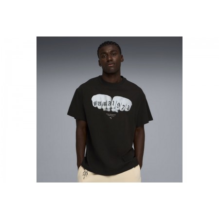 Puma Swish N Ink I Oversized Basketball T-Shirt Ανδρικό (634658 01)