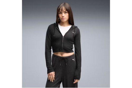 Puma Essentials Ribbed Ζακέτα Πολυεστερική Γυναικεία (636669 01)