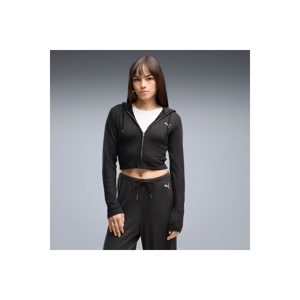 Puma Essentials Ribbed Ζακέτα Πολυεστερική Γυναικεία (636669 01)
