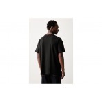 Puma Ferrari Tonal Shield Ανδρικό Κοντομάνικο T-Shirt Μαύρο