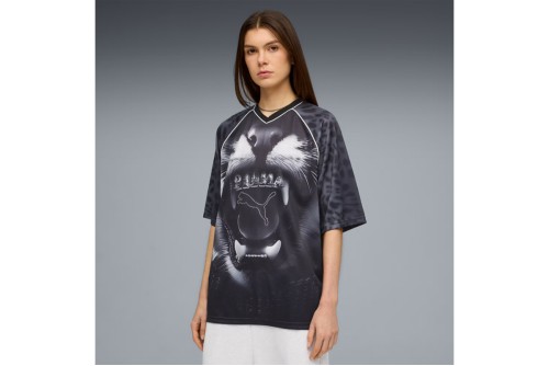 Puma Street Glam Relaxed Graphic Jersey T-Shirt Γυναικείο (637068 01)