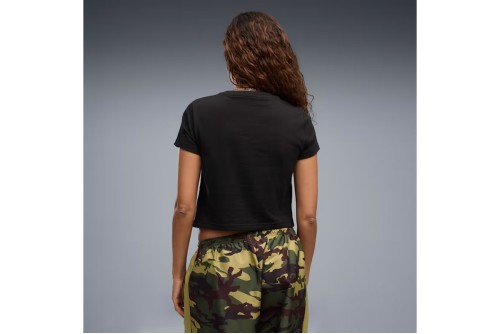 Puma Essentials Baby Cropped T-Shirt Γυναικείο (638756 01)