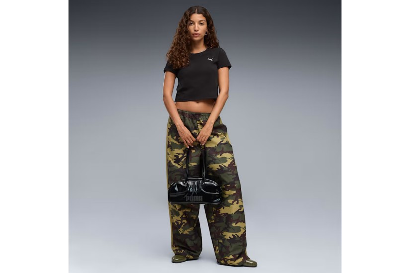 Puma Essentials Baby Cropped Γυναικείο Κοντομάνικο T-Shirt Μαύρο, Λευκό