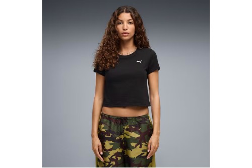Puma Essentials Baby Cropped T-Shirt Γυναικείο (638756 01)
