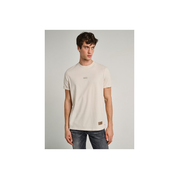 Staff Ανδρικό Μπλουζάκι  Χαλαρή Εφαρμογή Κοντο Μανίκι Stone 64-02 (64-020.055 N9947-STONE)