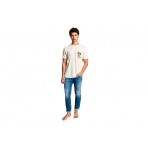 Staff Dorset Ανδρικό Κοντομάνικο T-Shirt Λευκό 