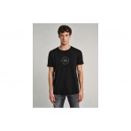 Staff Alan Wide Fit Ανδρικό Κοντομάνικο T-Shirt Μαύρο