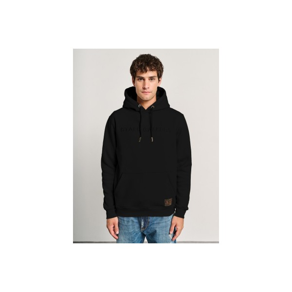 Staff Ανδρικό Φούτερ Κουκούλα Μαυρο 64-105.054.ν0090 (64-105.054 BLACK)