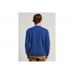 Staff Ανδρικό Φούτερ με Λαιμόκοψη Μπλε