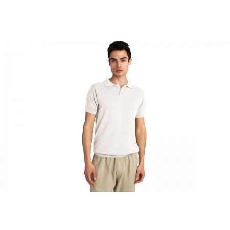 Staff Julian Ανδρικό Πλεκτό Polo Υπολευκο 64-201.053.ν0024 