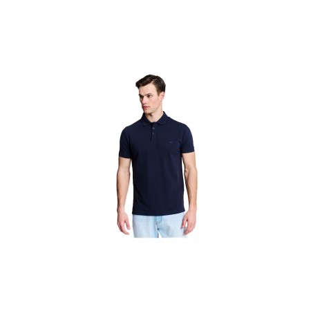 Staff Thomas Ανδρικό Κοντομάνικο Polo T-Shirt Μπλε Σκούρο