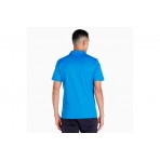 Puma Teamliga Sideline Polo Ανδρικό Κοντομάνικο T-shirt Μπλε