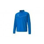 Puma Team Rise 1-4 Zip Top Μακρυμάνικη Μπλούζα με Φερμουάρ Ρουά