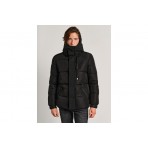 Staff Ανδρικό Φουσκωτό Μπουφάν Με Κουκούλα Μαυρο 66-007.054.ν0090 (66-007.054 N0090-BLACK)