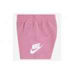 Nike Club Βρεφικό Σετ Κοντομάνικη Μπλούζα - Σορτς Ροζ