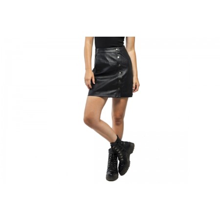 Staff Xenia Wmn Vegan Leather Skirt 