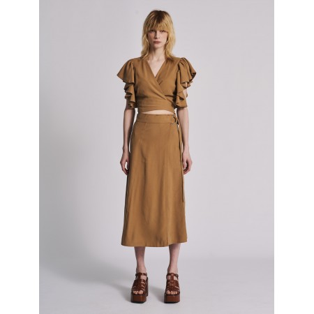 Staff Nadin Woman Skirt Chocolate 67-103.049.ν0032 