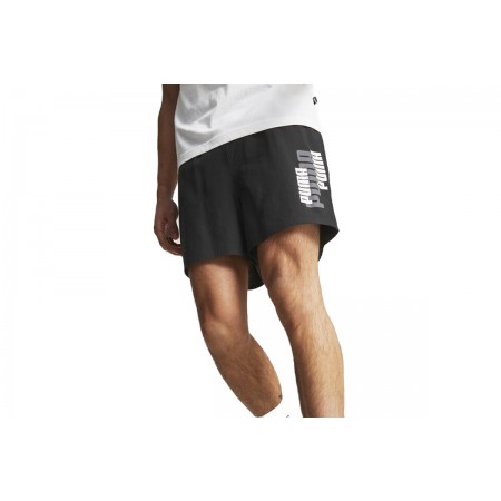 Puma Ess-Logo Power Woven S Σορτς Αθλητικό Ανδρικό 