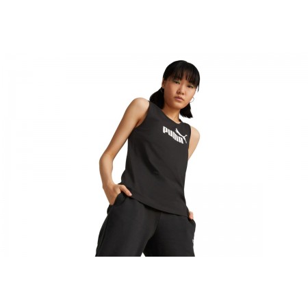 Puma Ess Logo Tank Μπλούζα Αμάνικη Γυναικεία 