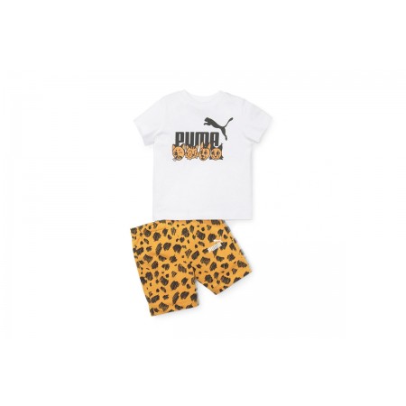 Puma Ess- Mates Infants Set Βρεφικό Σετ Με Σορτς 