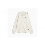 Puma Better Essentials Ανδρική Ζακέτα Με Κουκούλα Εκρού