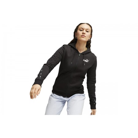 Puma Ess Tape Full-Zip Ζακέτα Βαμβακερή Γυναικεία 