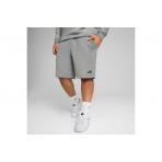 Puma Ess No 1 Logo Ανδρική Αθλητική Βερμούδα Μαύρη