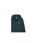 Puma Essentials Full-Zip Ανδρική Βαμβακερή Ζακέτα Κυπαρισσί