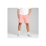 Puma Essentials 2 Color Logo Ανδρική Αθλητική Βερμούδα Σομόν