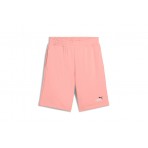 Puma Essentials 2 Color Logo Ανδρική Αθλητική Βερμούδα Σομόν