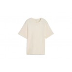 Puma Essentials Γυναικείο Κοντομάνικο T-Shirt Εκρού
