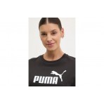 Puma Essentials No.1 Logo Γυναικείο Cropped Κοντομάνικο T-Shirt