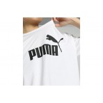 Puma Essentials No.1 Logo Γυναικείο Cropped Κοντομάνικο T-Shirt
