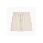 Puma Her High-Waist Γυναικείο Αθλητικό Σορτς Εκρού