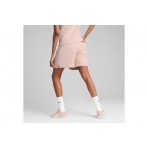 Puma Her High-Waist Γυναικείο Αθλητικό Σορτς Σομόν