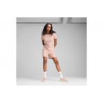 Puma Her High-Waist Γυναικείο Αθλητικό Σορτς Σομόν