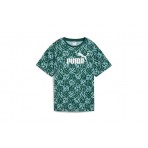 Puma Essentials Graphic Relaxed Γυναικείο Κοντομάνικο T-Shirt