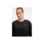 Puma Her Oversized Γυναικείο Κοντομάνικο T-Shirt Μαύρο