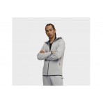 Puma Evostripe Ανδρική Ζακέτα με Κουκούλα Γκρι, Μαύρη
