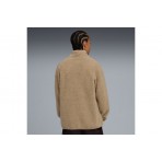 Puma Essentials Ανδρική Ζακέτα Sherpa Μπεζ