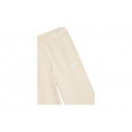 Puma Essentials Small No. 1 Logo Γυναικείο Παντελόνι Φόρμας Εκρού