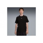 Puma Essentials Tape Ανδρικό Κοντομάνικο T-Shirt Μαύρο, Λευκό