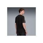 Puma Essentials Tape Ανδρικό Κοντομάνικο T-Shirt Μαύρο, Λευκό