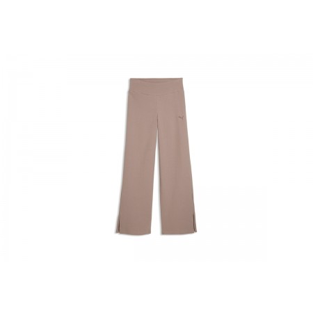 Puma Essentials Elevated High-Waist Παντελόνι Φόρμας Γυναικείο 