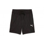 Puma Sport High-Rise Γυναικείο Αθλητικό Σορτς Μαύρο