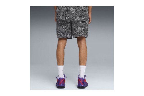 Puma Flag Foul All Over Print 15Cm Βερμούδα Μπασκετική Ανδρική (692277 01)