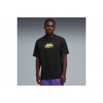 Puma Junior Varsity Vii Relaxed Basketball T-Shirt Ανδρικό (692311 01)