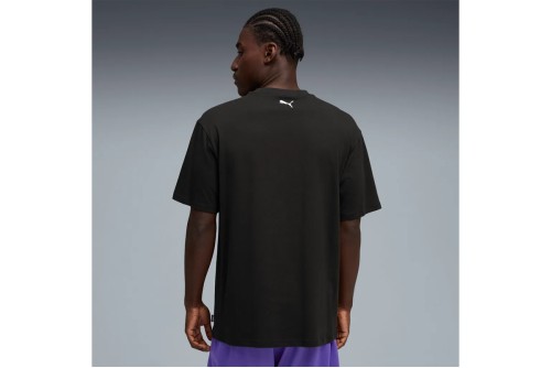 Puma Junior Varsity Vii Relaxed Basketball T-Shirt Ανδρικό (692311 01)