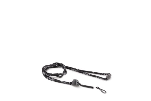 Amila Κορδόνι Ασφαλείας Σφυρίχτρας Whistle Lanyard - Μαύρο (7057901)